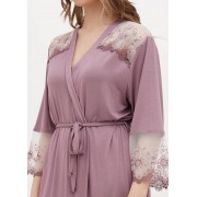 Комплект (нічна сорочка, халат) Cotpark 2XL,3XL,4XL,5XL 16207-01